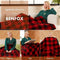 BENFOX Electric Heated 84"x 90" Sherpa Blanket 6 Heating Levels - Red - Like New
