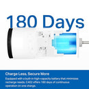 TP-Link  Wireless Outdoor Security Camera, 1080P, C402, White - Like New