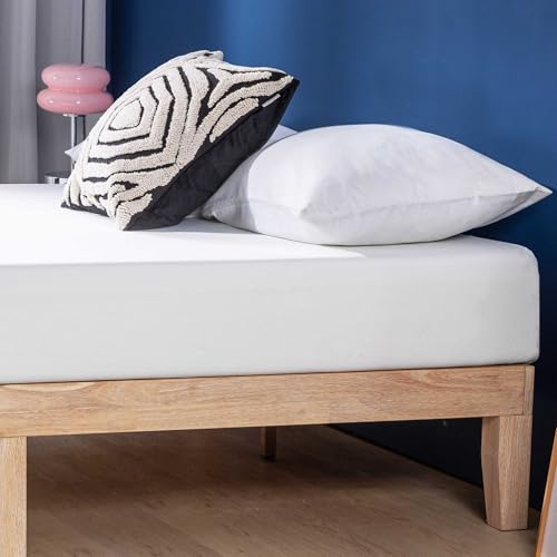 BEST PRICE MATTRESS 8 INCH MEMORY FOAM MATTRESS, TWIN - WHITE - Like New