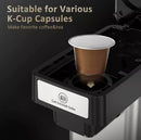 CARL SCHMIDT SOHN CSS Single Serve Coffee Maker, K-Cup 10 oz, CSSCF-518 - Silver - Like New