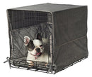 Pet Dreams 3 Piece Set includes Dog Crate Cover Pad Bumper B01IFP0UGK - Black - Like New