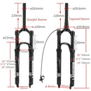 LANXUANR Aluminium Alloy & Magnesium Straight/Tapered Tube B0F8W7BP8V -Black - Brand New