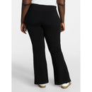 TERRA & SKY WOMEN'S PLUS FLARE LEGGINGS (20W-22W) - SIZE: WOMEN 2X - BLACK SOOT - Brand New