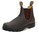BLUNDSTONE ELASTIC SIDED BOOT LINED BOOTS BL550 WALNUT SIZE MEN'S 5 WOMEN'S 8 - Like New