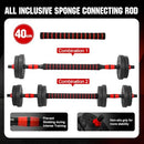 Adjustable Dumbbell Set 22lbs 3 in1 Dumbbells Set Used as Barbell B0FQBXLHH4 - Brand New