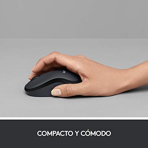 LOGITECH M220 SILENT WIRELESS MOUSE 2.4 GHZ USB RECEIVER DPI M220 - BLACK - Brand New