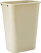 Rubbermaid Commercial Products Deskside Wastebasket/Trash Can - Beige - Like New