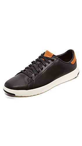 COLE HAAN MEN'S GRANDPRO TENNIS FASHION SNEAKER SIZE: MEN 11.5 BLACK/BRITISH TAN - Like New