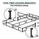 ZINUS 7 Inch Metal Smart Box Spring with Quick Assembly, Full - Gray - Like New