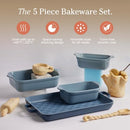 Our Place Bakeware Set 5-Piece Nonstick Toxin-Free Ceramic Cast Aluminum - Like New