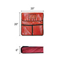 Thunder Group PLPB020 Pizza Delivery Bag 20" X 20" X 5" Holds (2) 18" Pizzas - Brand New