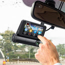 ROVE R3 3 Channel Dash Cam Front and Rear with Cabin, 3in IPS Touch Screen - Like New