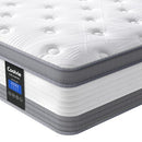 COOLVIE QUEEN MATTRESS 12 INCH MATTRESSES IN A BOX HYBRID MATTRESS - GRAY - Like New