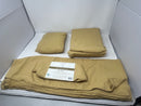 KATHY IRELAND HOME BAMBOO COOLING 6PC, QUEEN SHEET SET - GOLD - Like New