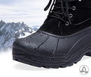 Vostey Men's Waterproof Snow Boot BMY8020 - Black 10 - Like New