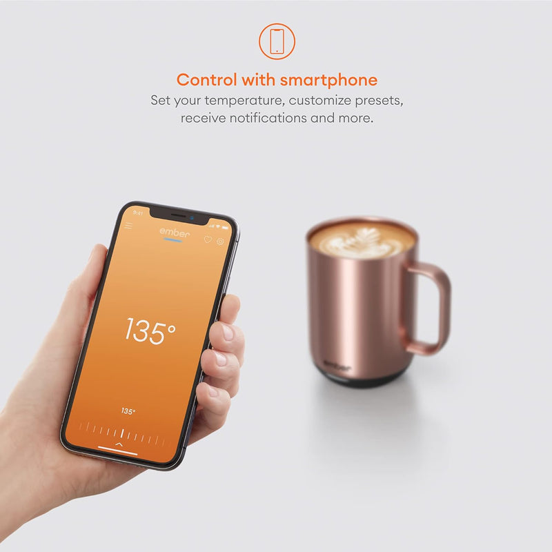 EMBER TEMPERATURE CONTROL SMART MUG 2, 10 OZ, CM191006US - ROSE - Scratch & Dent