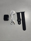 APPLE WATCH SERIES 4 NIKE GPS + LTE 44MM ALUMINUM CASE BLACK SPORT BAND - Like New