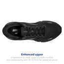 1103931D020 BROOKS MEN'S GHOST 15 NEUTRAL SHOE SIZE 12 BLACK/BLACK/EBONY - Like New