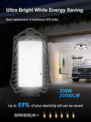 SEOBIOG LED Garage Lights 6 Pack - Ultra Bright 200W 20000LM 6500K B0BKFRFXM2 - Brand New