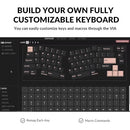 KEYCHRON Q8 ALICE LAYOUT QMK CUSTOM MECHANICAL KEYBOARD - NAVY BLUE - Like New