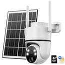 FANCYSEPT 4G LTE CELLULAR SOLAR SECURITY CAMERA WIRELESS OUTDOOR - WHITE - Like New