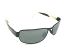 MAUI JIM MATTE BLACK FRAME CORAL ACCENTS NEUTRAL GRAY POLARIZED 65-16-115 - Like New
