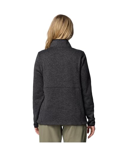 COLUMBIA WOMEN'S SWEATER WEATHER HALF SNAP - SIZE: WOMEN M - BLACK HEATHER - Brand New