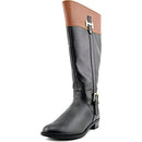 Karen Scott Deliee Wide Calf Tall Boots BlackCognac 5W - Brand New