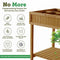 VegTrug 8 Pocket Herb Garden, Wooden Herb Planter with Herb Snips -Natural - Like New