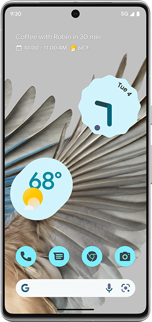 GOOGLE PIXEL 7 PRO 5G, US VERSION 128GB AT&T GA03424 - SNOW - Like New
