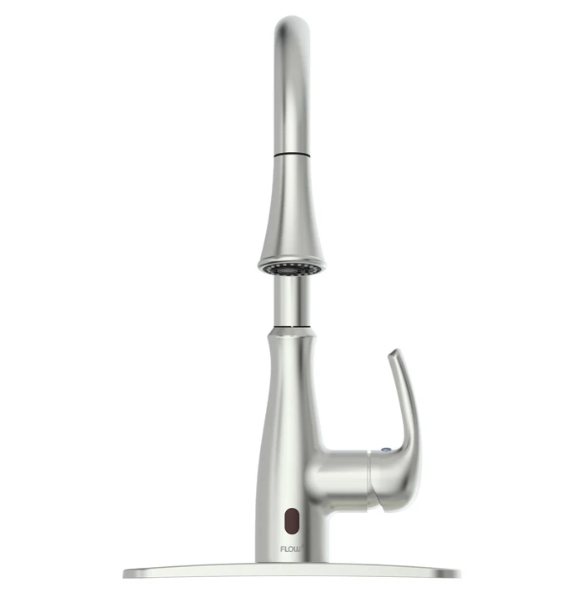BIO BIDET FLOW 770 MOTION ACTIVATED KITCHEN FAUCET - BRUSHED NICKEL - Like New