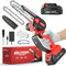 VETOPER Mini Chainsaw Cordless 6" Battery Powered - RED/BLACK Like New