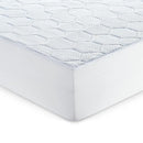 Vibe Cooling Quilted Memory Foam Mattress Pad King B0CP2WBZQW - White - Brand New
