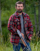 Legendary Whitetails Men's Tough as Buck Sherpa Lined Flannel Rugged Red Plaid L - Brand New