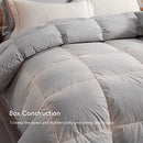 Royoliving Luxurious Down Duvet California King Size All Season 108x98, Gray - Brand New