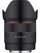 SAMYANG 35MM F1.8 AUTO FOCUS COMPACT FULL WIDE LENS SONY E MOUNT_BLACK - Like New