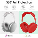 JIBOKU SILICONE CASE COVER FOR AIRPODS MAX HEADPHONES - RED - Like New