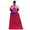 TONE FITNESS YOGA MAT WITH FLORAL PATTERN - RED - Brand New