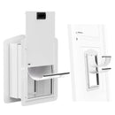 AUTOFEEDOG DOUBLE-FLAP PET DOOR FOR WALL AND DOOR SMALL SIZE - WHITE - Brand New