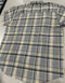 BLACK HORSE WOVEN PLAID SHIRT - MENS M - GRAY/BLACK/LIGHT BLUE/YELLOW/WHITE - Brand New