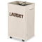 WONDERSOME LAUNDRY HAMPER WITH WHEELS - FARMHOUSE CREAM - 90-LITER - BEIGE - Like New