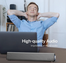 TaoTronics PC Sound Bar Wired Computer Speaker - BLACK - Like New