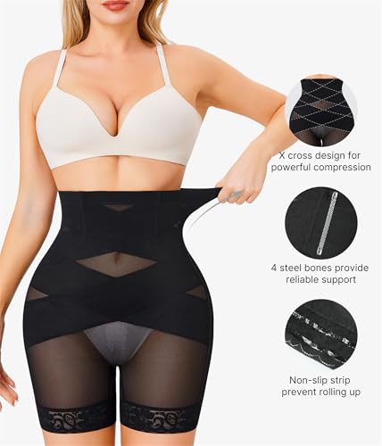 Nebility Shapewear Tummy Control Body Shaper High Waisted Butt Lifting Panties - Like New