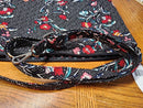 VERA BRADLEY OVERSIZED HOBO SHOULDER BAG - PERENNIALS NOIR DOT - Brand New