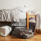 DORMIFY 16-PIECE POLYESTER DORM BUNDLE, TWIN XL, GRAY DOT - GRAY/WHITE - Brand New