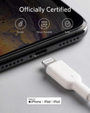 ANKER POWERLINE II LIGHTNING CABLE, 3FT USB CHARGING LIGHTNING CORD, 2 PACK - Like New