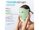 OIAMEEN RED LIGHT MASK 7-CLOLOR RED LIGHT THERAPY MASK 3 MODES LED - MINT GREEN - Like New