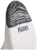 HANES WOMEN'S LIGHTWEIGHT BREATHABLE NO SHOW, SIZE: 8-12, ASSORTED WHITES - Like New