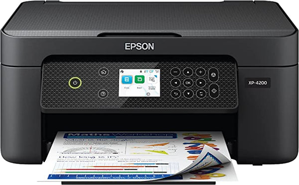 Epson Expression Home XP-4200 Wireless Color Inkjet All-in-One Printer - Black Like New