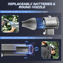 SAKER HANDHELD TURBO FAN 8800MAH RECHARGEABLE BATTERY - BLACK - Brand New